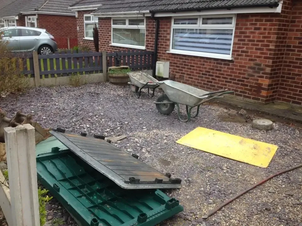 Front garden before it was turned into a driveway